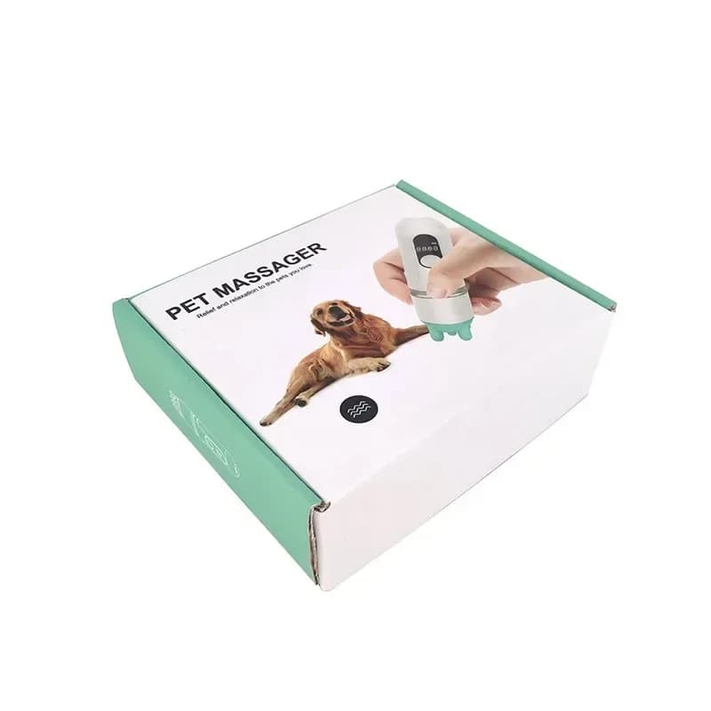 cordless pet massager retail box